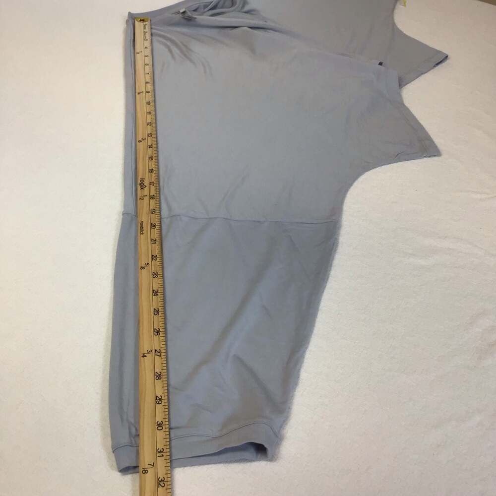 SKIMS Soft Lounge Long Sleeve Cropped T-Shirt Zen Blue Large - Picture 10 of 11